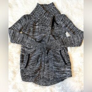 Ivivva Black & White Cardigan Sweater